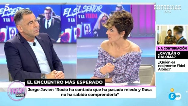 Jorge Javier V&aacute;zquez en 'Ya son las 8'./Telecinco