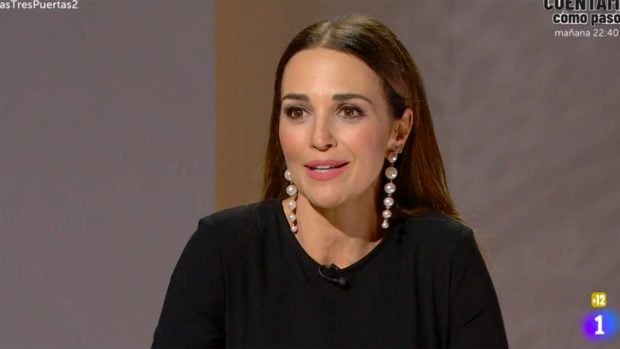 Paula Echevarr&iacute;a en el programa 'Las tres puertas'./RTVE