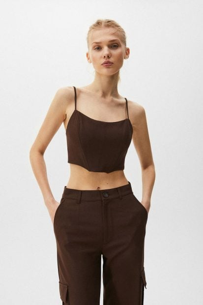 Cors&eacute; con tirantes / Pull&Bear