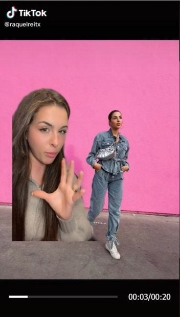 Raquel Reitx explicando / TikTok