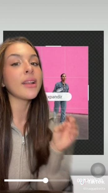 Raquel Reitx explicando / TikTok