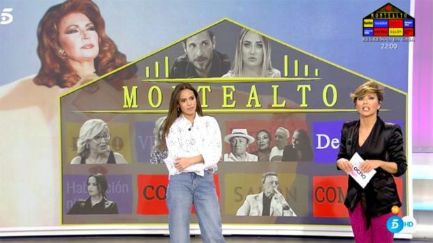 Gloria Camila en el plat&oacute;./Telecinco