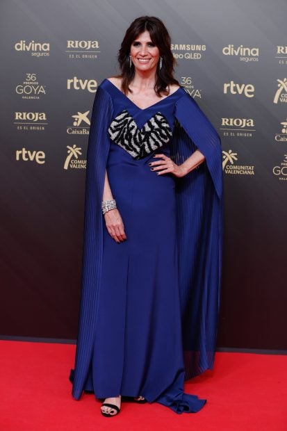 Elia Galera en el photocall de los Goya 2022 / Gtres