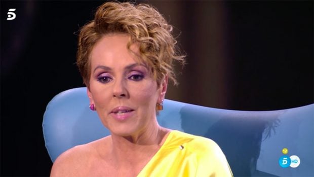 Roc&iacute;o Carrasco en el plat&oacute;./Telecinco