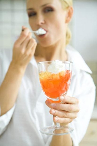 Gelatina de naranja./Gtres