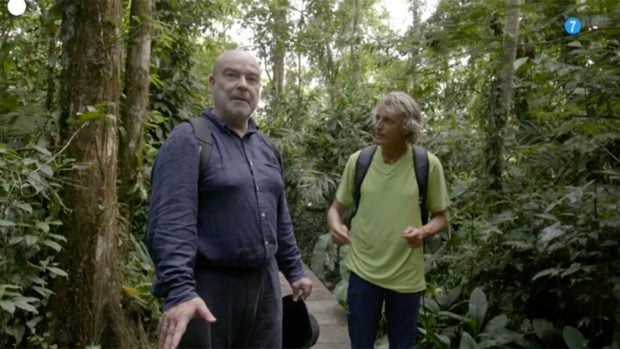 Antonio Resines en 'Planeta Calleja' junto a Jes&uacute;s Calleja./Telecinco