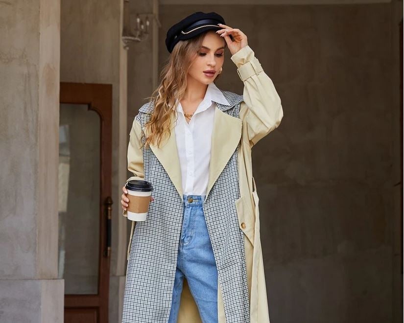 La gabardina combinada que va a ser tendencia esta primavera