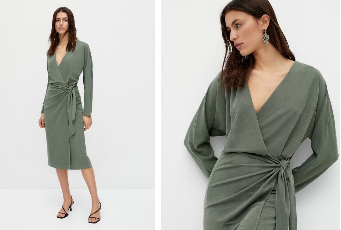 El vestido midi de Massimo Dutti que siempre queda bien