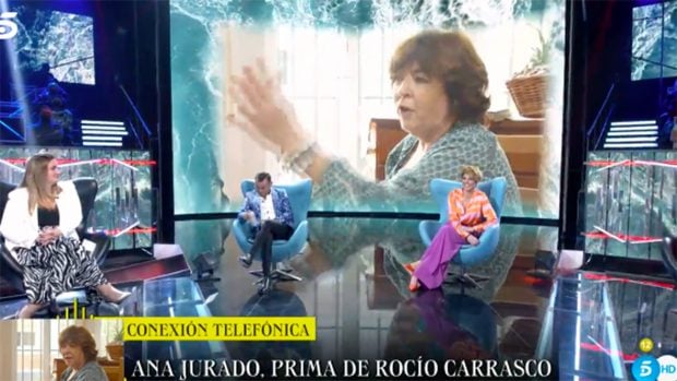 Roc&iacute;o Carrasco en el plat&oacute;./Telecinco