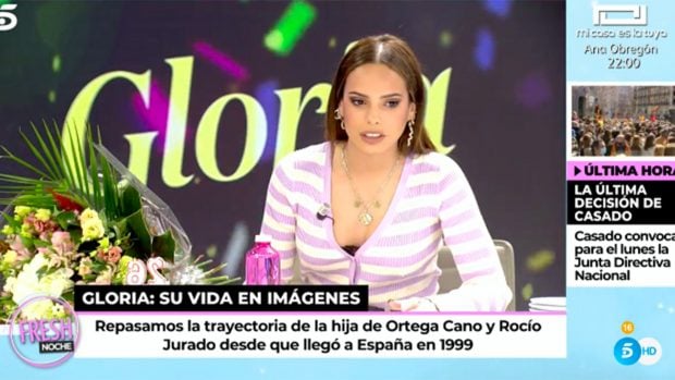 Gloria Camila, responde a Roc&iacute;o Carrasco./Telecinco