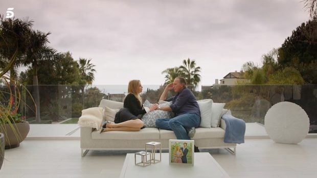 Ana Obreg&oacute;n y Bert&iacute;n Osborne en 'Mi casa es la tuya'./Telecinco