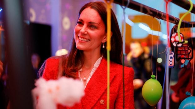 Kate Middleton, sonriendo en el acto p&uacute;blico que ha tenido lugar en Dinamarca./Gtres