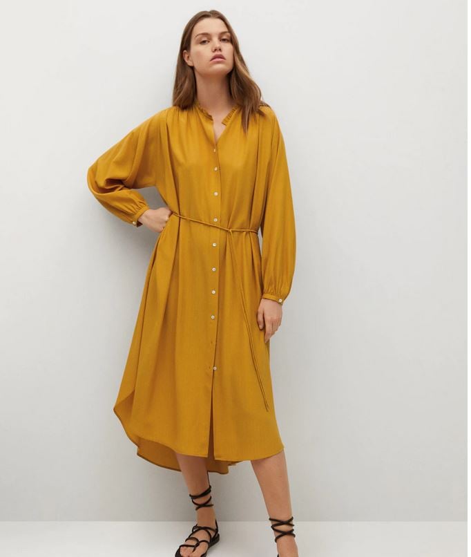 Es el vestido perfecto para ir al trabajo y Mango Outlet lo rebaja 20 euros