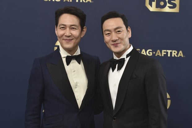 Lee Jung-jae y Park Hae-soo en los Premios Sindicato de Actores / Gtres