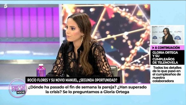Gloria Camila en 'Ya son las ocho' / Telecinco