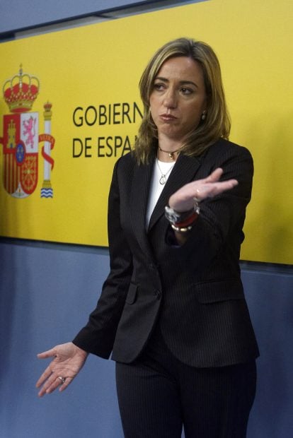 Carme Chac&oacute;n hablando / Gtres