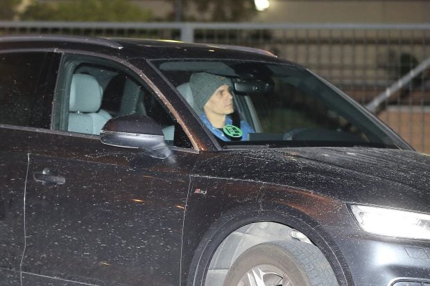 Christian G&aacute;lvez en el coche / Gtres