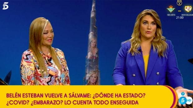 Bel&eacute;n Esteban ha pasado el coronavirus./Telecinco