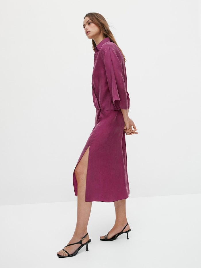 La falda que te va a flipar para tus eventos al aire libre est&aacute; en Massimo Dutti