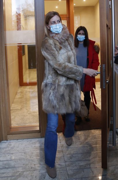 Ainhoa Armentia saliendo del trabajo./Gtres
