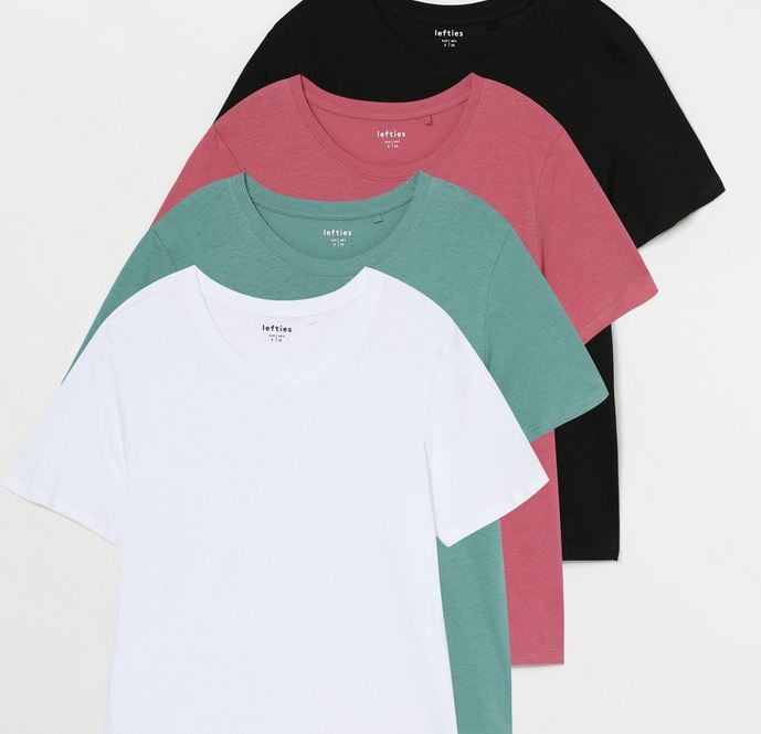 Las cuatro camisetas b&aacute;sicas de Lefties que te salvar&aacute;n cualquier look y por menos de 13 euros
