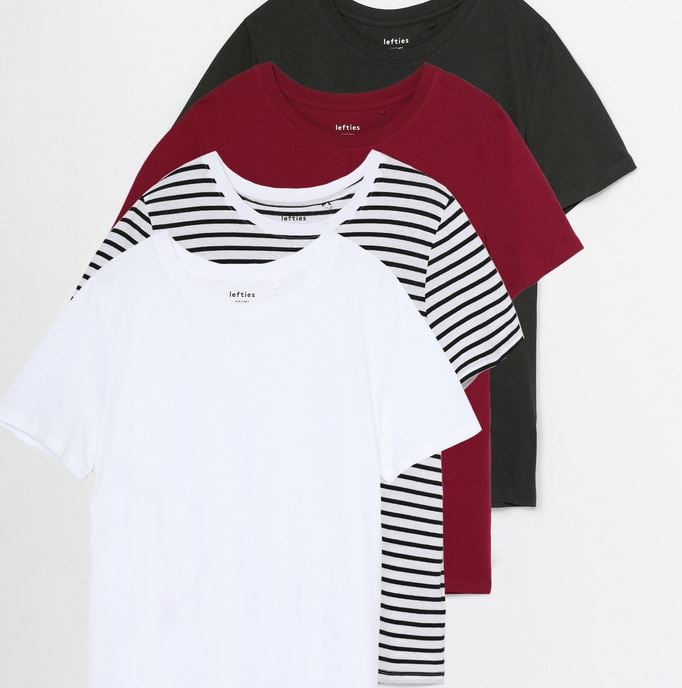 Las cuatro camisetas b&aacute;sicas de Lefties que te salvar&aacute;n cualquier look y por menos de 13 euros