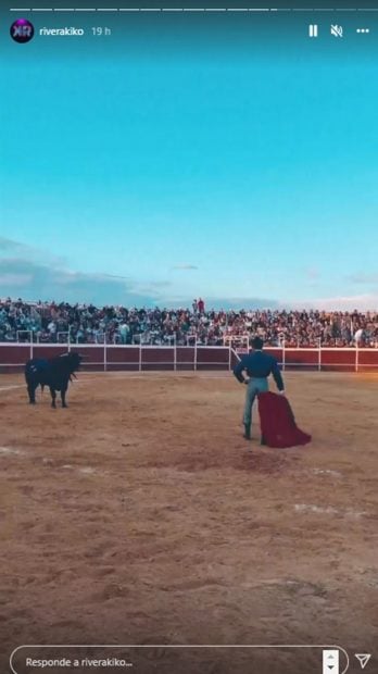 Cayetano Rivera toreando / Instagram