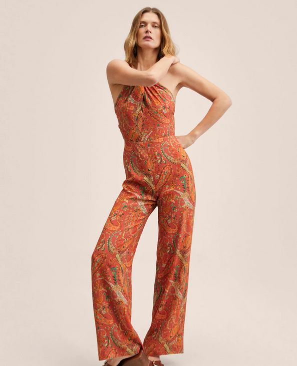 El mono m&aacute;s hippie de Mango perfecto para fiestas de verano