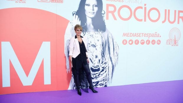 Roc&iacute;o Carrasco en el concierto homenaje a su madre, Roc&iacute;o Jurado./Gtres
