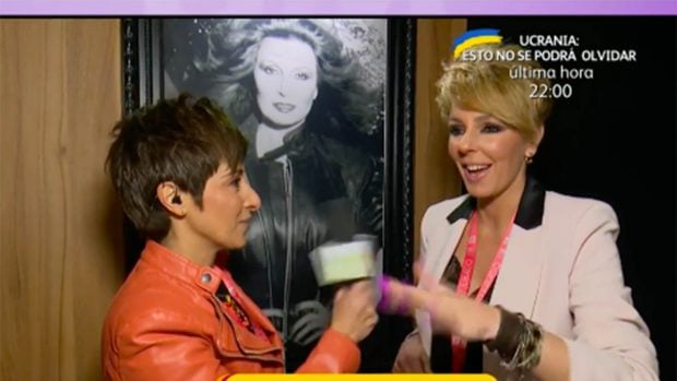 Roc&iacute;o Carrasco, minutos antes del concierto solidario en homenaje a su madre./Telecinco