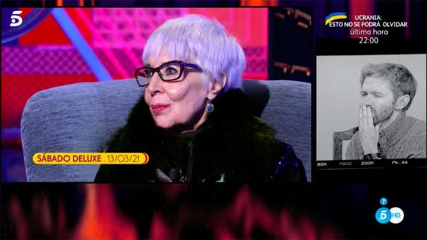 Manuel ve im&aacute;genes de su madre, Concha Velasco./Telecinco