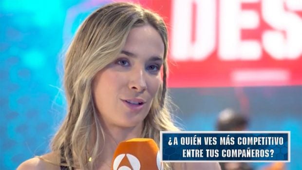 Mar&iacute;a Pombo en una entrevista de 'El Desaf&iacute;o'./Antena 3
