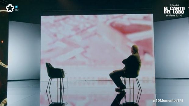 Bert&iacute;n Osborne en el plato 'Diez momentos'./Telemadrid