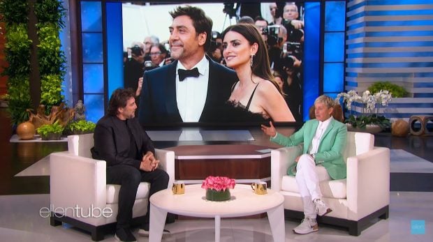 Javier Bardem en el programa de Ellen DeGeneres / Youtube