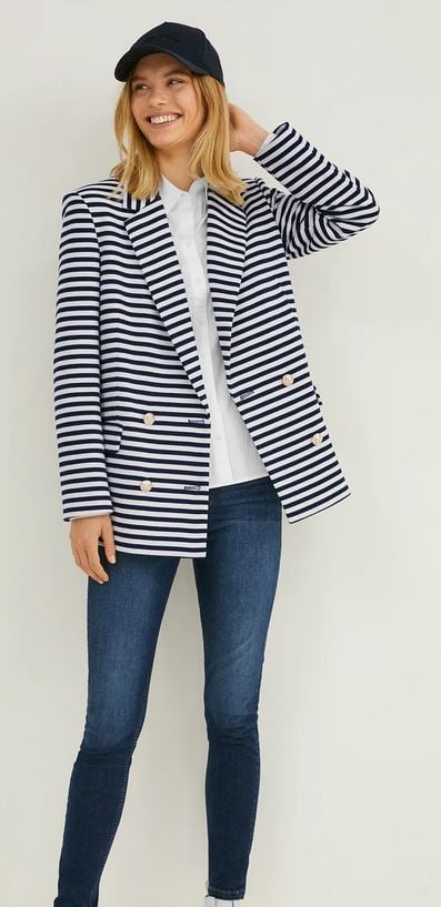 La blazer de rayas de C&A que resaltar&aacute; tus looks