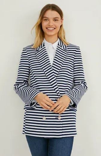 La blazer de rayas de C&A que resaltar&aacute; tus looks