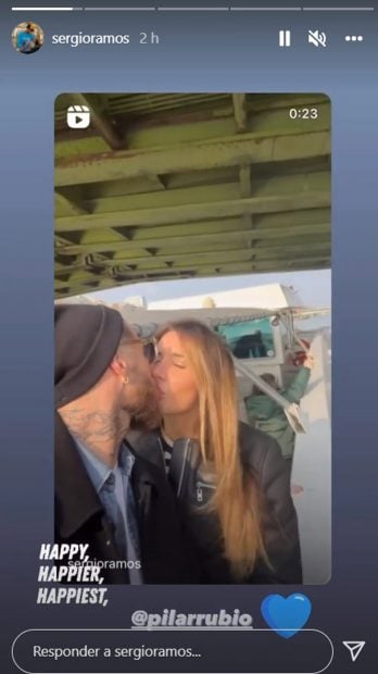 Sergio Ramos y Pilar Rubio en Par&iacute;s / Instagram