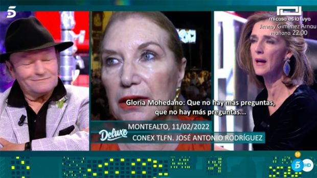 Amador Mohedano concede una entrevista./Telecinco