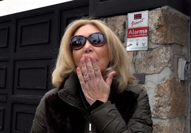 Norma Duval lanzando un beso / Gtres
