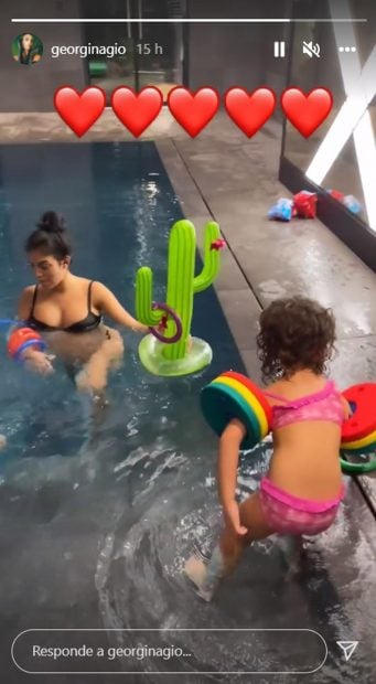 Georgina Rodr&iacute;guez con sus hijos / Instagram