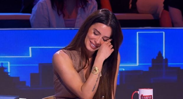Pilar Rubio emocionada / Antena3