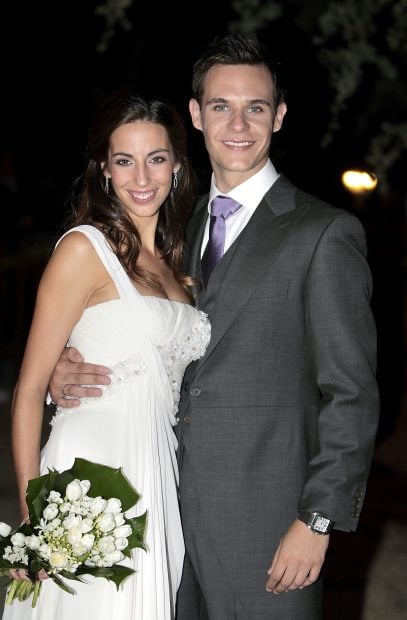 Christian G&aacute;lvez y Almudena Cid en su boda / Gtres