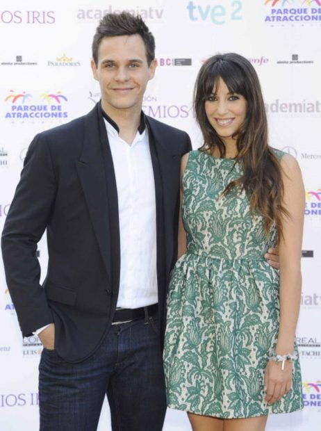 Christian G&aacute;lvez y Almudena Cid posando en un photocall / Gtres