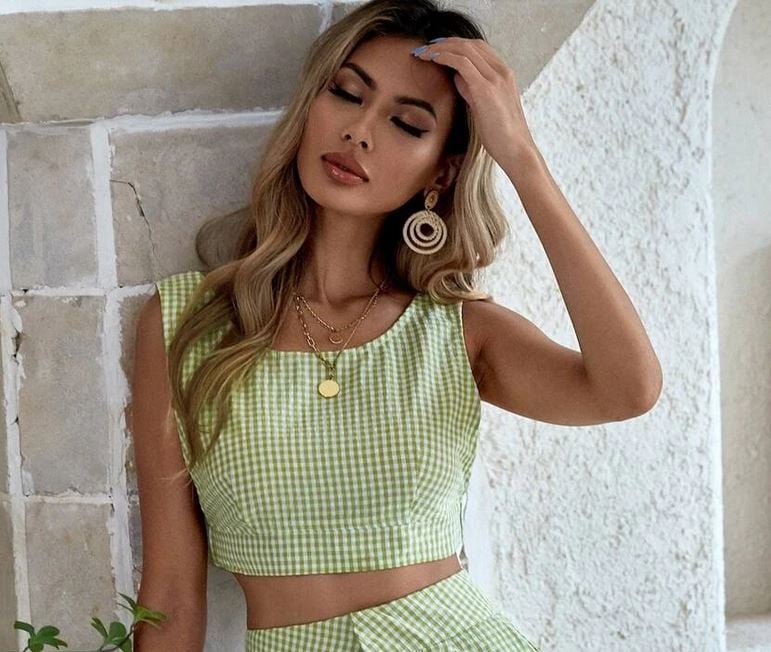 El conjunto de shorts y top de Shein para lucir piernas esta primavera
