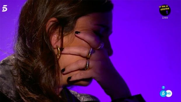 Anabel Pantoja, destrozada tras ver la docuserie de su t&iacute;a./Telecinco