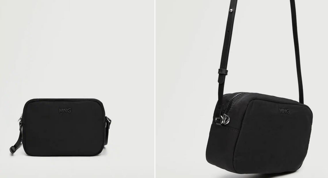 De estilo bandolera y en diferentes colores. As&iacute; es el bolso b&aacute;sico de Mango al estilo de Bimba y Lola. Y es que tiene un dise&ntilde;o bastante original