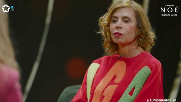 &Aacute;gatha Ruiz de la Prada en el plat&oacute;./TVE
