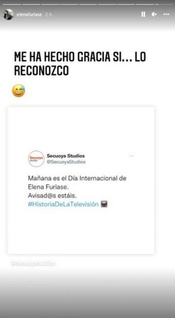 Stories de Elena Furiase / Instagram
