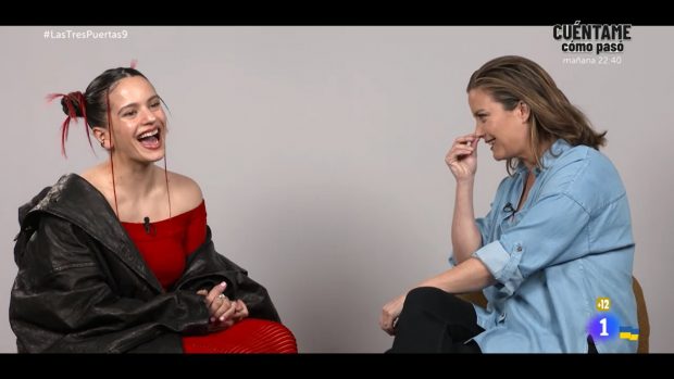 Rosal&iacute;a y Mar&iacute;a Casado en 'Las Tres Puertas' / Televisi&oacute;n Espa&ntilde;ola