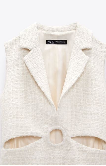 El vestido estructurado de Zara 2 en 1: para la oficina y para ir de copas